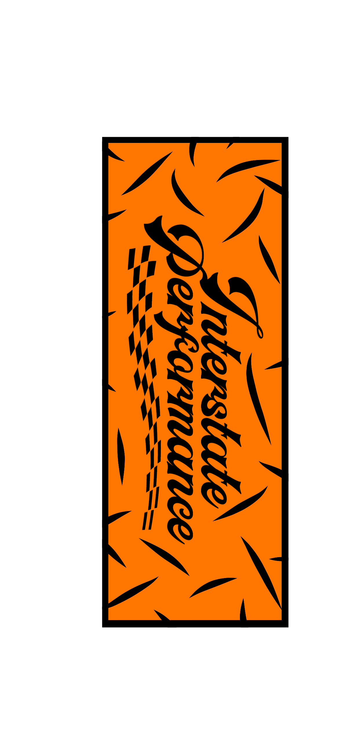 IPR Checkered Flag Logo Slap